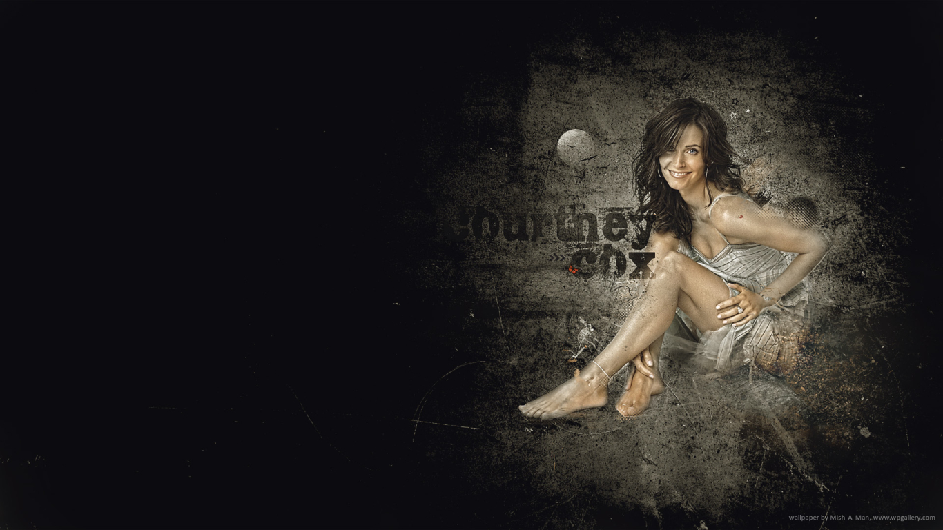 Courtney Cox for 1366 x 768 HDTV resolution