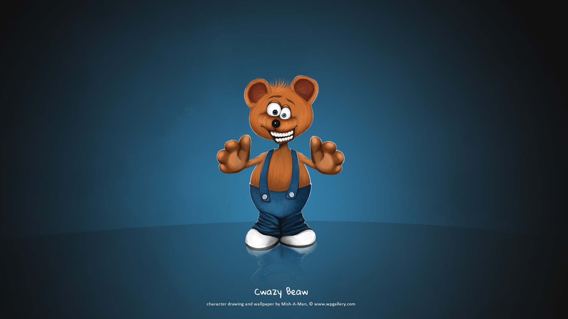 Cwazy Beaw for 1920 x 1080 HDTV 1080p resolution