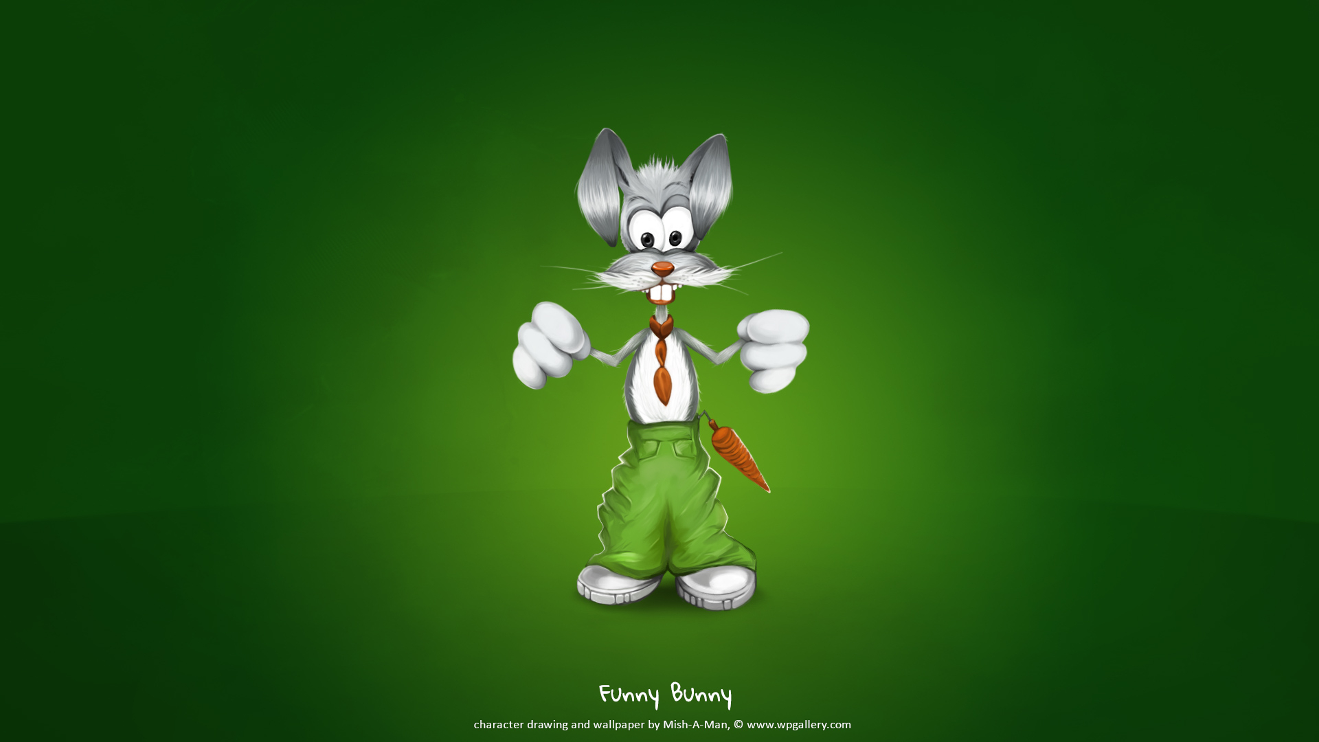 Funny Bunny for 1920 x 1080 HDTV 1080p resolution