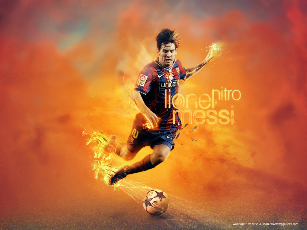 Lionel Messi for 1024 x 768 resolution