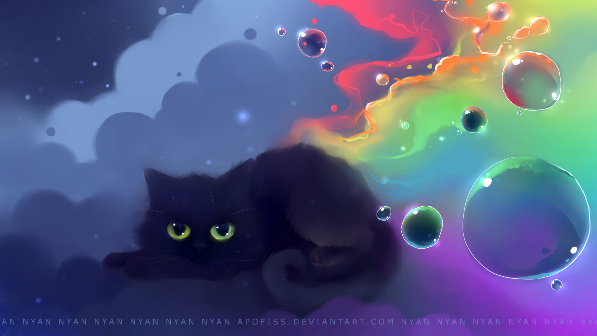 Nyan Realm for 1920 x 1080 HDTV 1080p resolution