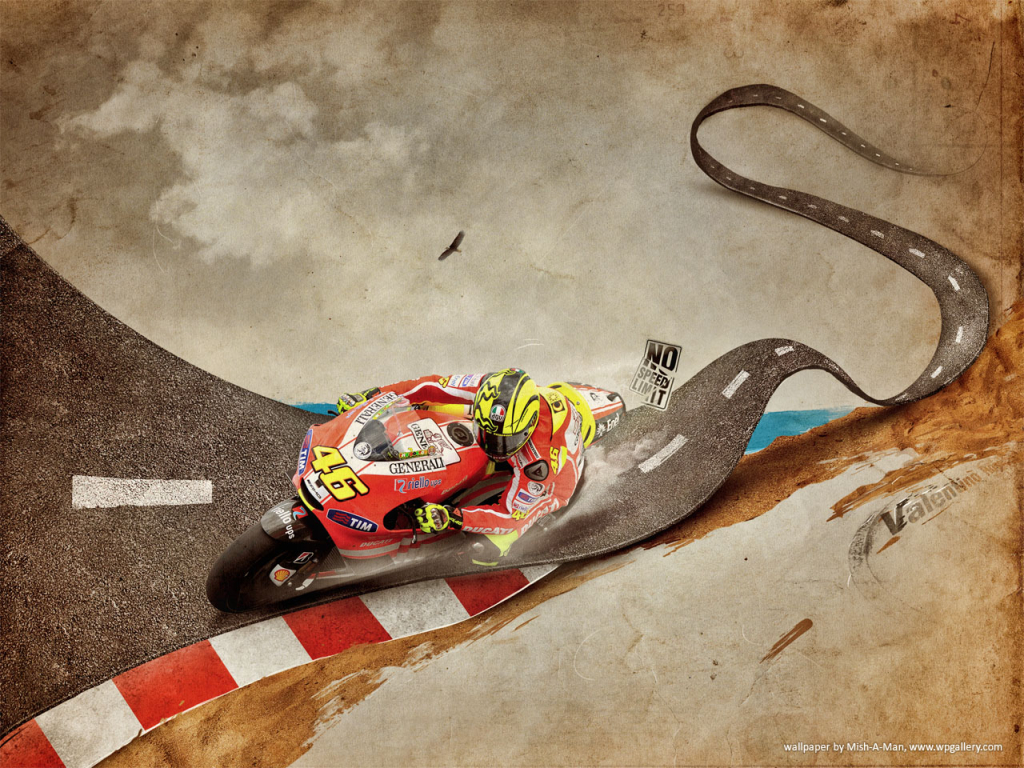Valentino Rossi for 1024 x 768 resolution