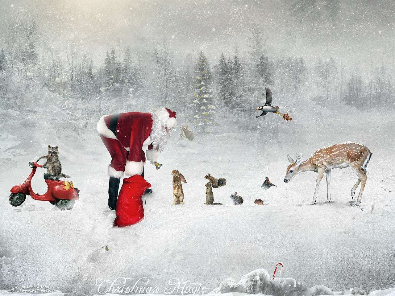 Christmas Magic for 1280 x 960 resolution