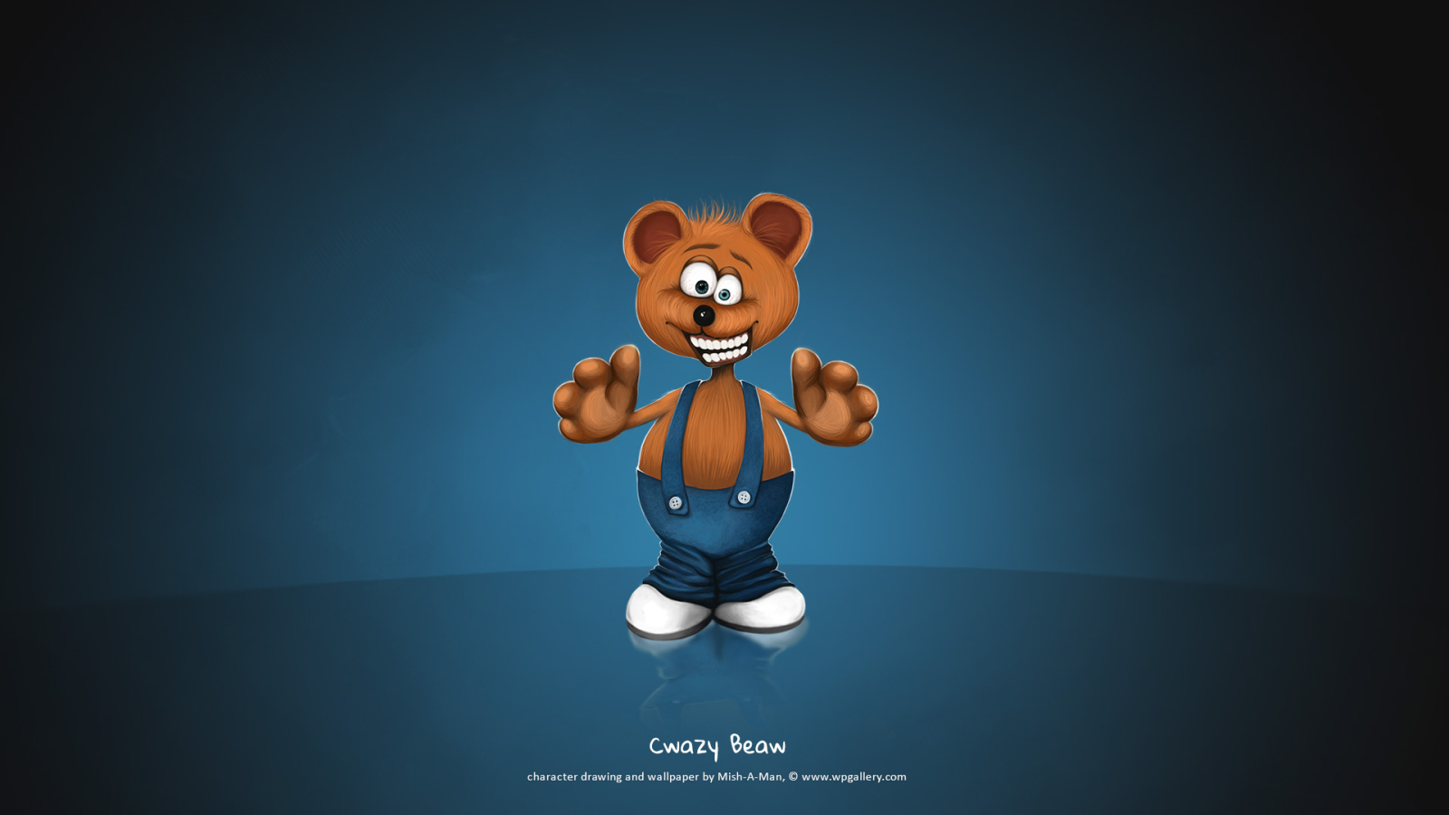 Cwazy Beaw for 1600 x 900 HDTV resolution