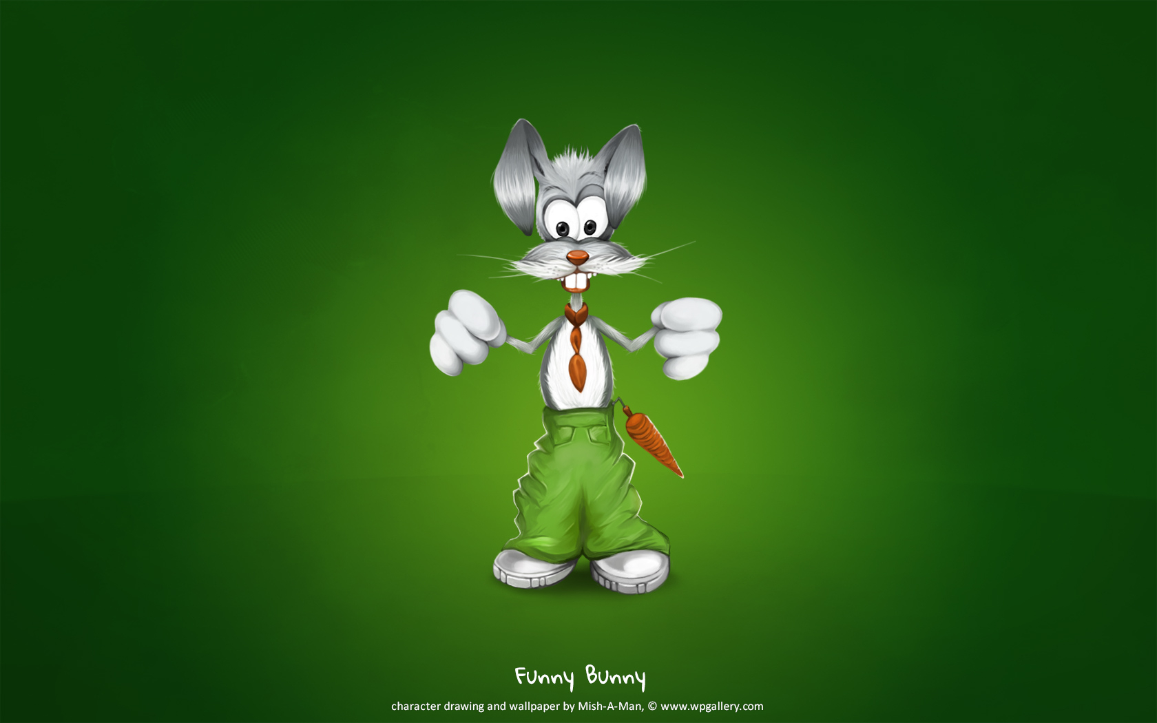 Funny Bunny for 1680 x 1050 widescreen resolution
