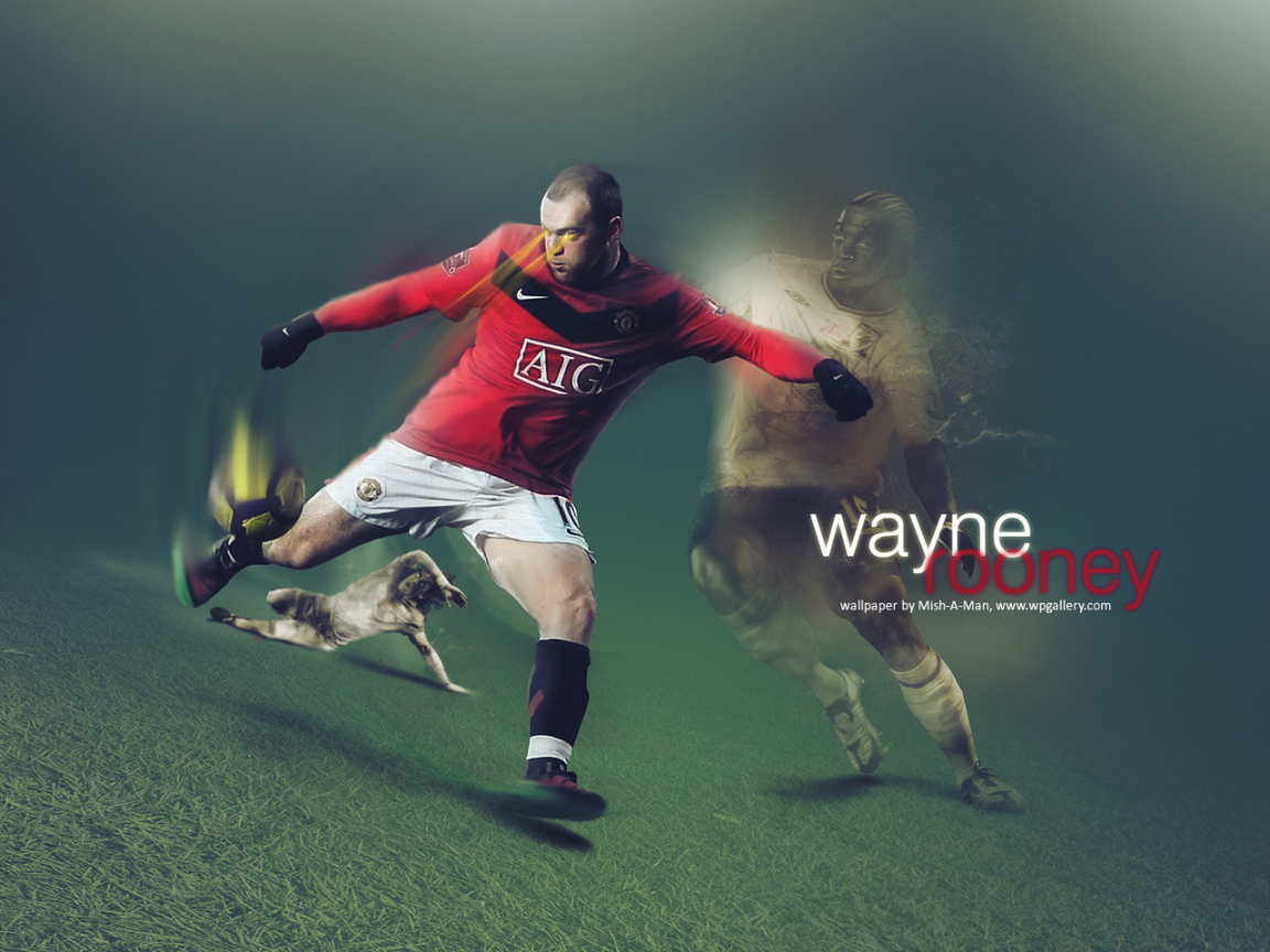 Wayne Rooney for 1152 x 864 resolution